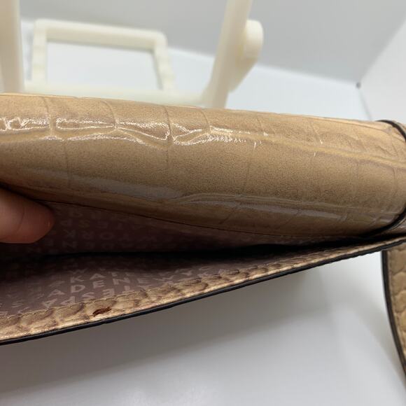 KATE SPADE New York Croco Print Wallet w/ Wristlet - Picture 3 of 9